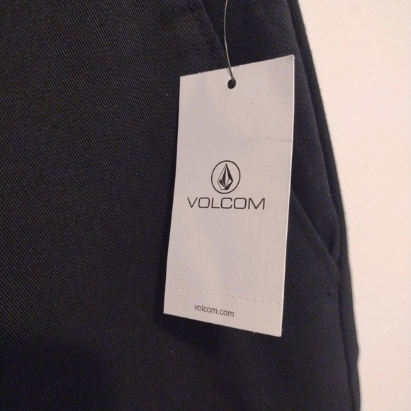 Volcom - So Chickie Highrise Crop Black Pants - Picture 12 of 16